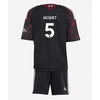Liverpool Jeremy Jacquet #5 Maglia Gara Terza Repliche 2026-27 Bambino Maniche Corte